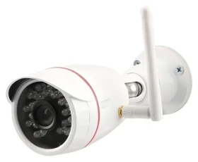 Olympia OC 1280P bílá / Venkovní IP kamera / HD / IP65 / IR / Wi-Fi / LAN / Protect/ProHome (5929)