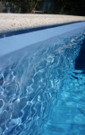 Bazénová fólie ELBE SBG Supra Dove Blue 1,65 m šířka, 1 m délka, 1,5 mm tloušťka, metráž - cena je za m2