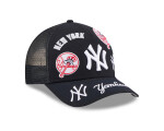 Pánská kšiltovka New York Yankees MLB NEW ERA 940MC AF Trucker All Over