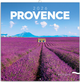 NOTIQUE Poznámkový kalendář Provence 2026, 30 x 30 cm