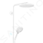 HANSGROHE - Raindance Select S Sprchový set Showerpipe s termostatem, 3 proudy, matná bílá 27633700