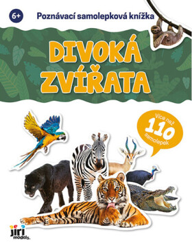 Poznávací samolepková knížka Divoká zvířata