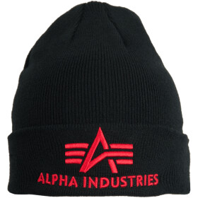 Alpha Industries Čepice 3D Beanie černá