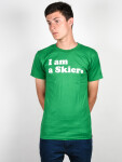 Line Skier Forever grass pánské triko s krátkým rukávem - S