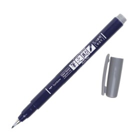 Tombow Fudenosuke Hard štětcový fix šedý