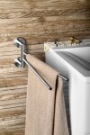 SAPHO - X-STEEL dvojitý držák ručníků otočný 370, nerez mat XS405