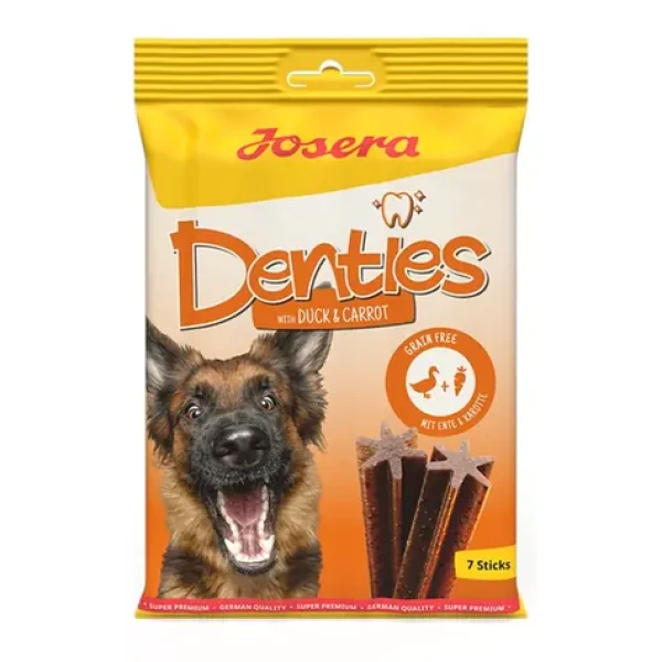 Josera Denties kachna s mrkví 180 g / Pamlsky pro psy / hypoalergenní (30002800)
