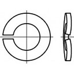 TOOLCRAFT TO-6854418 pérová podložka vnitřní Ø: 16 mm DIN 128 Ušlechtilá ocel V2A A2 50 ks