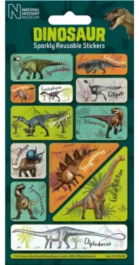Třpytivé samolepky Dinosauři