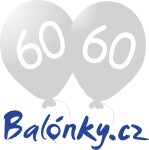 Balónek 60. narozeniny stříbrný metalický Balonky.cz Balónek 60. narozeniny stříbrný metalický Balonky.cz
