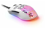 SteelSeries Aerox 3 Snow bílá / Herní myš / optická / 8500DPI / USB-A / 1.8m / 6 tlačítek (62603)