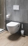 AQUALINE - NERA závěsná WC mísa, 35,5x50cm, bílá NS952