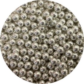Dortisimo Cukrové perly stříbrné střední (50 g)