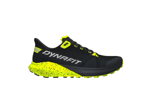 Dynafit Trail Reflective pánské běžecké boty Black Out/Fluo Yellow vel. UK 10 / EU 44