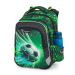 Školní batohový 3-dílný set Bagmaster LUMI 25 B FOTBAL (batoh,penál,sáček na cvičky)