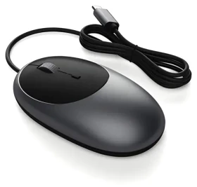 Satechi C1 Space Gray / Drátová myš / USB-C (ST-AWUCMM)