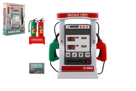 Benzínová pumpa na baterie se zvukem, světlem