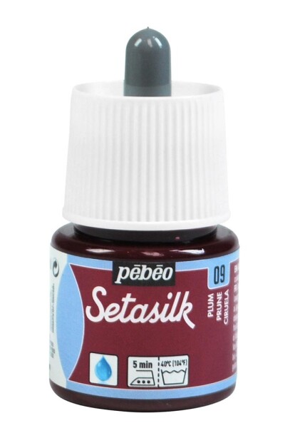 Pébéo Barva na hedvábí Setasilk 45 ml - fialová švestková 09