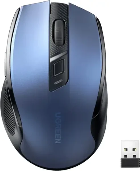 Ugreen MU006 Portable Wireless Mouse modrá / bezdrátová myš / 2.4GHz (15064)
