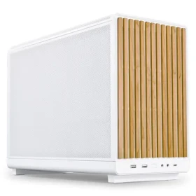 Lian Li DAN Cases A3-mATX Wood edition bílá / mATX / mini-ITX / 2x USB-A 3.0 + USB-C 3.1 / bez zdroje (A3- mATX-WD White)