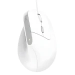 Trust Bayo II bílá / Vertikální myš / optická / 2400 DPI / 6 tlačítek / USB-A (25397)