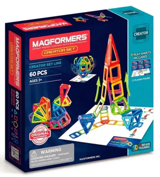 MAGFORMERS Creator set line 60 dílků