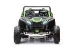 Mamido Elektrické autíčko Buggy UTV čtyřmístné 24V nafukovací kola zelené
