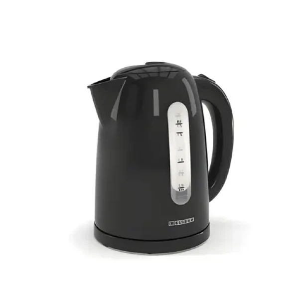 Melissa Rychlovarná konvice černá / Rychlovarná konvice / 1,7 l / 2200 W / 360° základna (16130301)