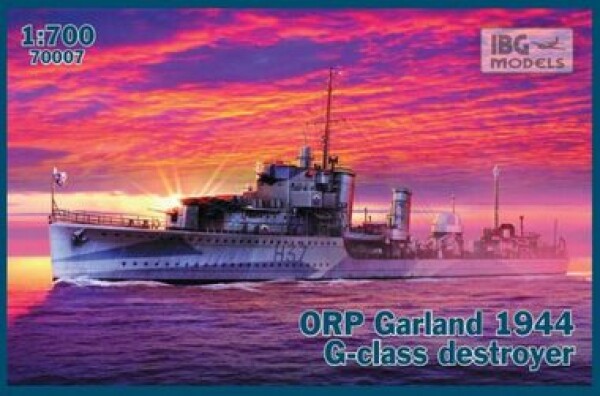 Models IBG ORP Garland 1944 G-class destroyer w/ PE 70007 1:700