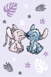 Fleecová deka - Lilo and Stitch "Purple"