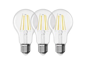 Žárovka Filament LED E27 5,9W bílá přírodní EMOS ZF5D43.3 sada 3ks