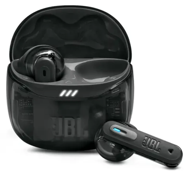 JBL Tune Flex 2 Ghost Black / Bezdrátová sluchátka / Do uší / BT 5.3