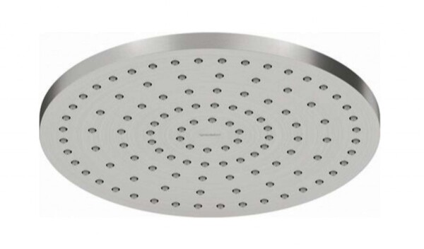 DURAVIT - Sprchy Hlavová sprcha, průměr 25 cm, MinusFlow, kartáčovaný nerez UV0662018070
