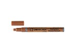 Vysoce lesklý lakový popisovač Marvy Deco Color Premium 250 - seříznutý hrot, měděný
