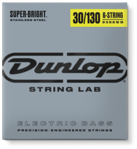 Dunlop Super Bright Stainless Steel Bass Strings 30-130