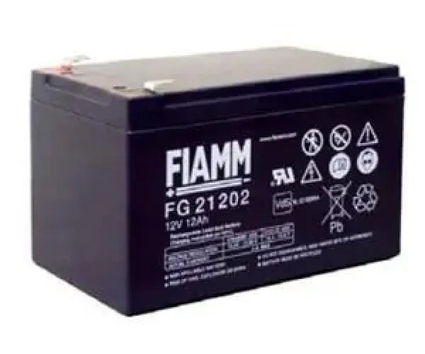 Fiamm FG21202 / Olověný akumulátor / 12V / 12Ah / AGM / životnost 5 let (07957)