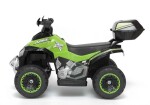 Mamido Dětská elektrická čtyřkolka Race zelená