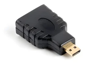 Lanberg HDMI (F) na HDMI Micro (M) černá / Redukce (AD-0015-BK)