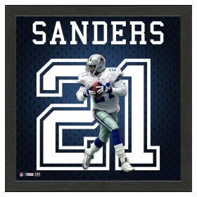 Obraz Dallas Cowboys NFL Deion Sanders #21 Impact Jersey