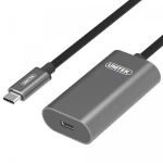 Unitek Kabel USB-C - USB-C černá / Kabel / USB-C (M) - USB-C (M) / 5 m (U305A)