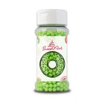 SweetArt cukrové perly světle zelené 5 mm (80 g)