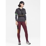 Běžecké tričko CRAFT ADV Trail Wool SS - černé Velikost textilu: XXL