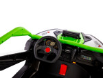 Mamido Elektrické autíčko Buggy Bumper 66 zelené | 24V | 4x200W | EVA | LED | 2,4Ghz | ECO kůže