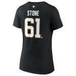 Fanatics Dámské tričko Vegas Golden Knights Mark Stone 2023 Stanley Cup Champions Authentic Stack Player Name Number V-Neck Velikost:
