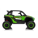 Mamido Elektrické autíčko Buggy UTV KCK 4x4 zelené 24V | 800W | 50 kg | EVA | LED | 2,4Ghz | ECO kůže