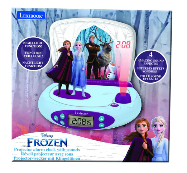 Lexibook 3D budík Frozen s projekcí času - Alltoys Lexibook