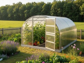 Polykarbonátový skleník – KYKLOP2, PC 4 mm, 3×8 m