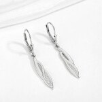 Stříbrné visací náušnice se zirkony Virginie - stříbro 925/1000, Stříbrná