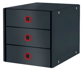 Leitz ClickStore Cosy sametově šedá / Zásuvkový box / 3 zásuvky / 286 × 282 × 358 mm (53680089)