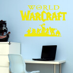 Samolepka World of Warcraft Barva: zelená, Velikost: 100 x 66 cm